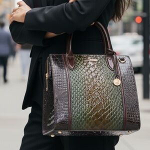 Brahmin Hunter Amaya Caroline Satchel NWT